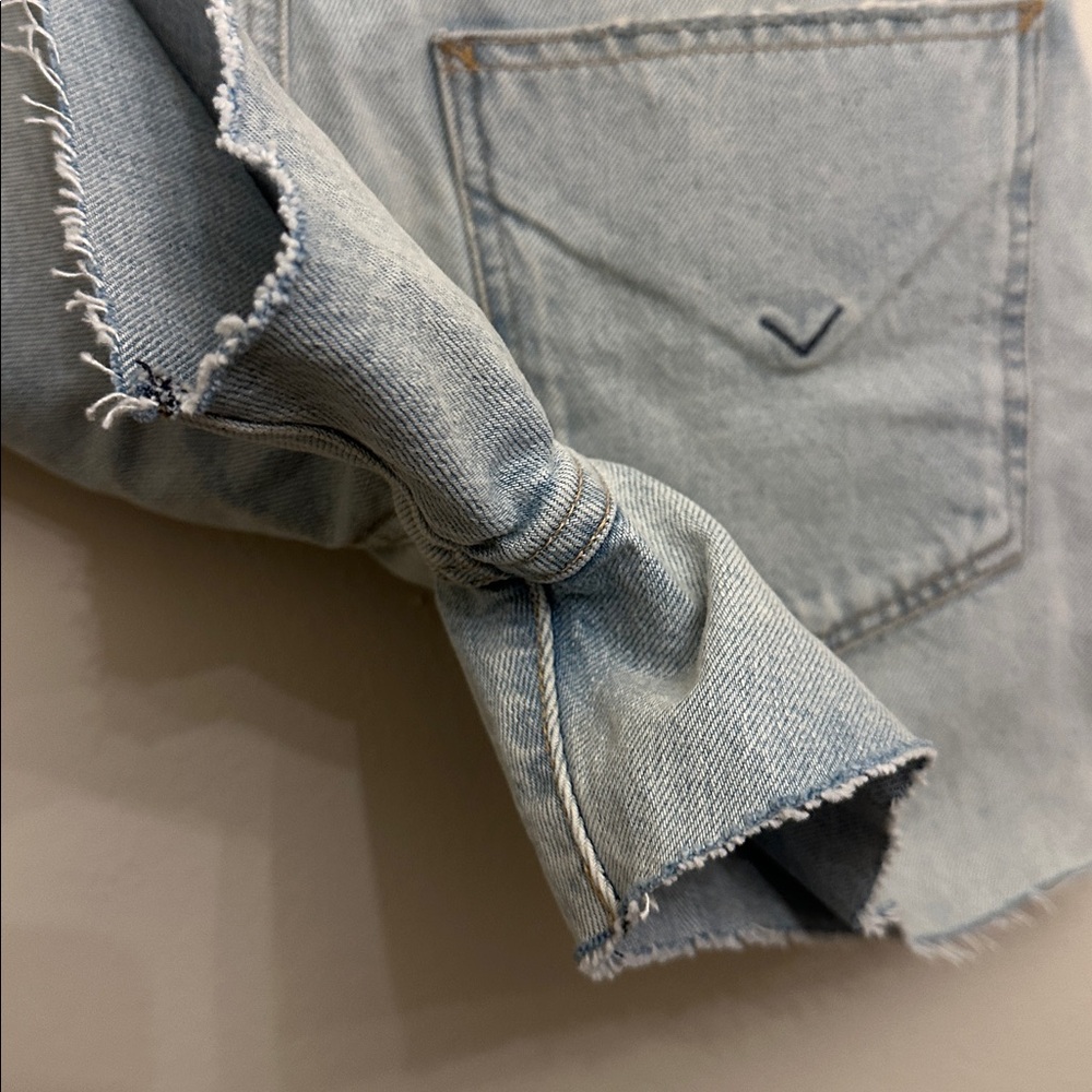 Hudson Jeans Light Blue Denim Jean Shorts - Picture 4 of 5